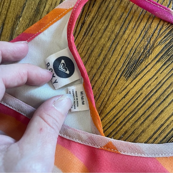 Roxy Pink and Orange Striped Dress - Picture 3 of 5